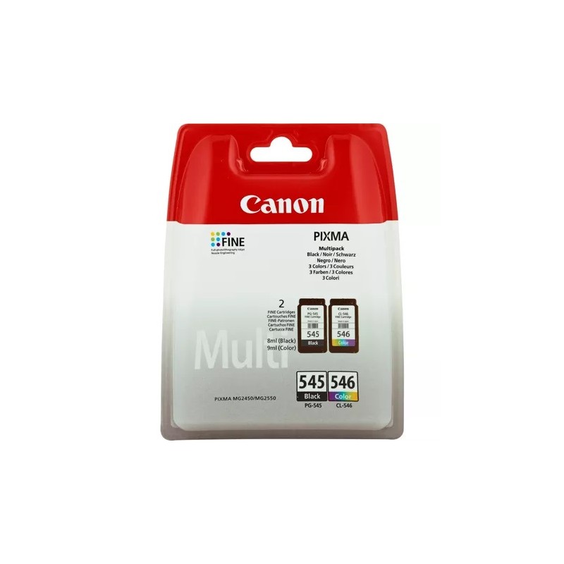 Cartouches Canon PG-545+CL-546 2x8ml