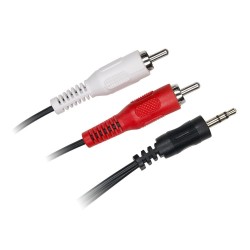 Câble Jack3,5mm mâle/2RCA...