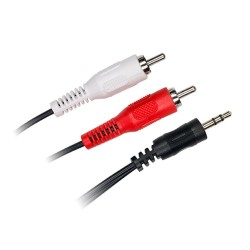 Câble Jack 3,5mm m le/2RCA...