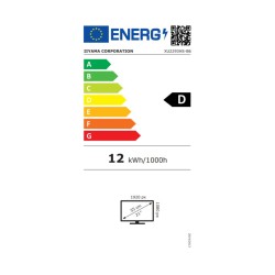 Ecran IIYAMA 21.5 Noir IPS 16:9 1ms ULTRA MINCE 1920x1080 100Hz 300 cd/m  1ms H