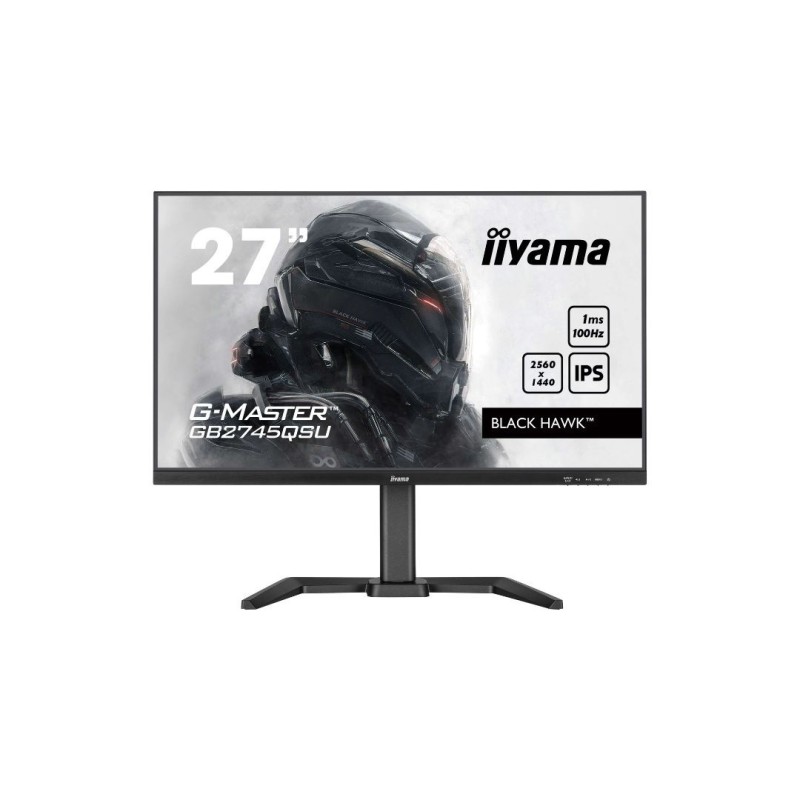 Ecran IIYAMA 27'' G-Master Black Hawk IPS 2560x1440 16:9 1ms 100Hz