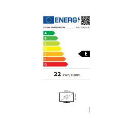 Ecran IIYAMA 27 Ultra mince dalle IPS 16:9 1ms 2560x1440 100Hz 300cd/m  HDMI DP