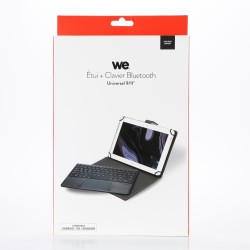 Etui tablette + clavier Bluetooth WE Etui Universel 9-11'' Compatible Android/iOS