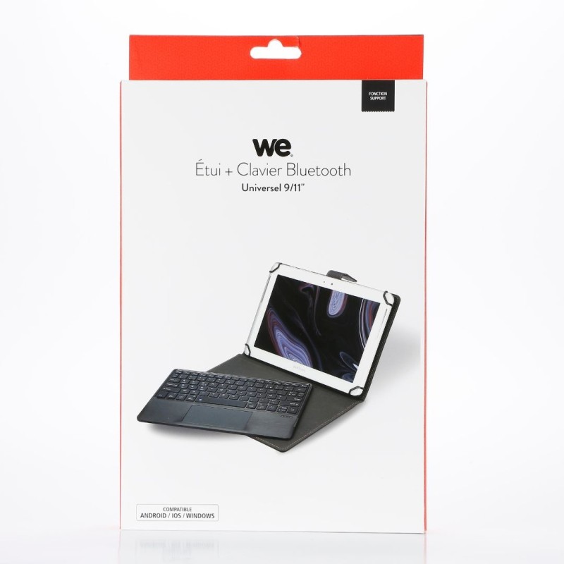 Etui tablette + clavier Bluetooth WE Etui Universel 9-11'' Compatible Android/iOS