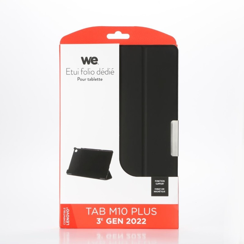 Etui WE pour tablette LENOVO Smart Tab M10 FHD Plus (3e Gén.) 10.6 2022 - Noir