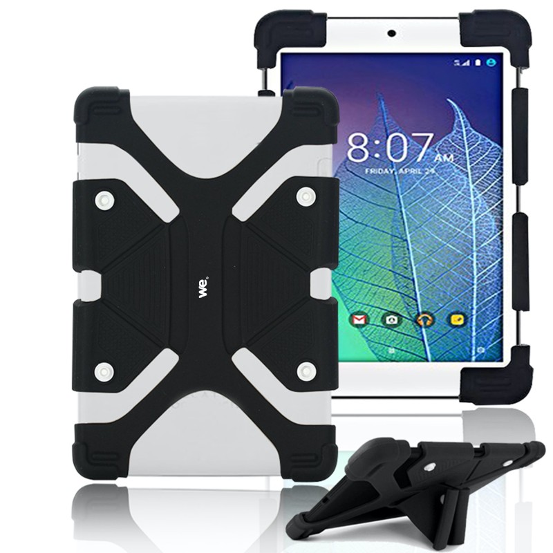 Protection Universelle en silicone pour tablettes 8.9/12 - Noir