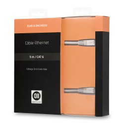 Câble RJ45 droit mâle CAT 6 - 5 m