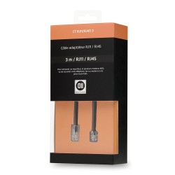 Câble RJ11/RJ45 mâle - 3 m