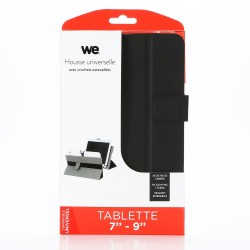 WE étui universel pour tablettes 7-9 - Toucher doux - Système de crochets