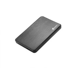 Boitier externe HEDEN 2.5' pour DD SATA - sortie USB 3.0 - sans vis - NOIR