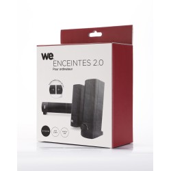 Enceinte PC WE 2.0 Jack stéréo 3.5mm - 2 x 2.5W