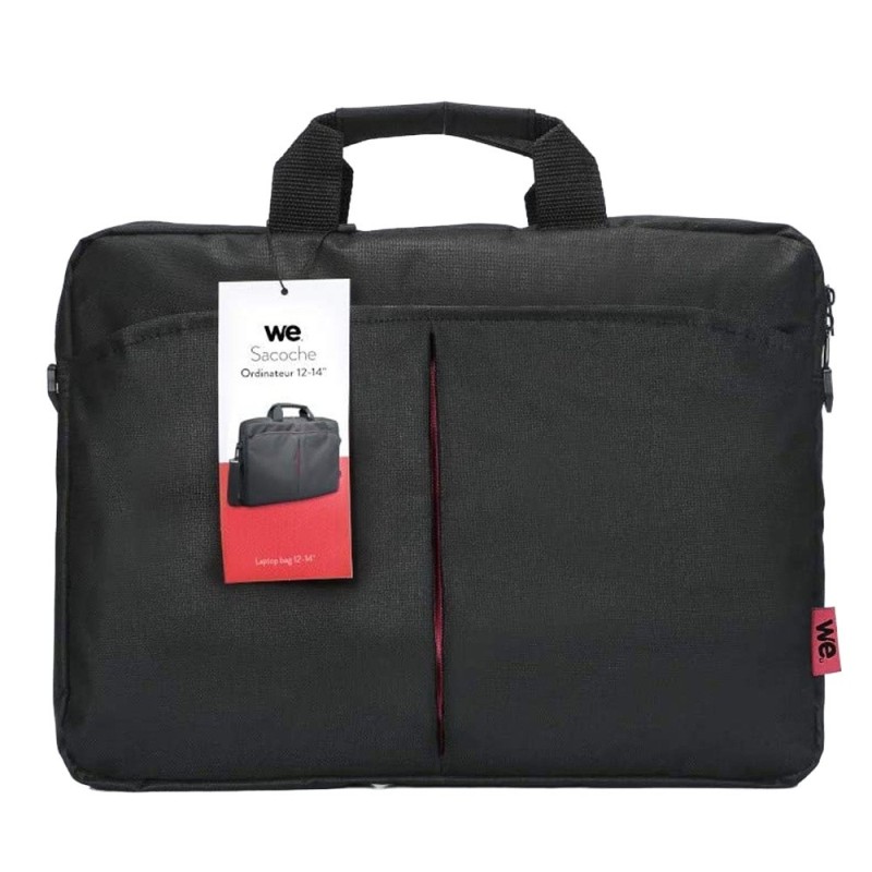 Sacoche Classic We pour ordinateur portable 12-14'' - Noir et rouge