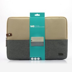 Housse sleeve WE PC 15.6'' - Bicolore Beige/Gris