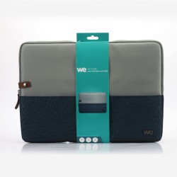 Housse sleeve WE PC  17,3'' - Bicolore Bleu/Gris