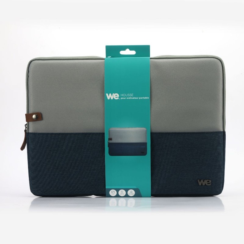 Housse sleeve WE PC  17,3'' - Bicolore Bleu/Gris