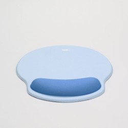 Tapis de souris WE POP avec repose poignet - Bicolore Bleu