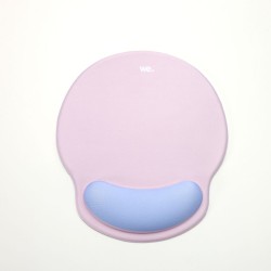 WE POP Tapis de souris avec repose poignet bi-color Violet: matière tissu