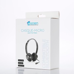 Casque micro HEDEN - Bluetooth ou Jack 3.5mm