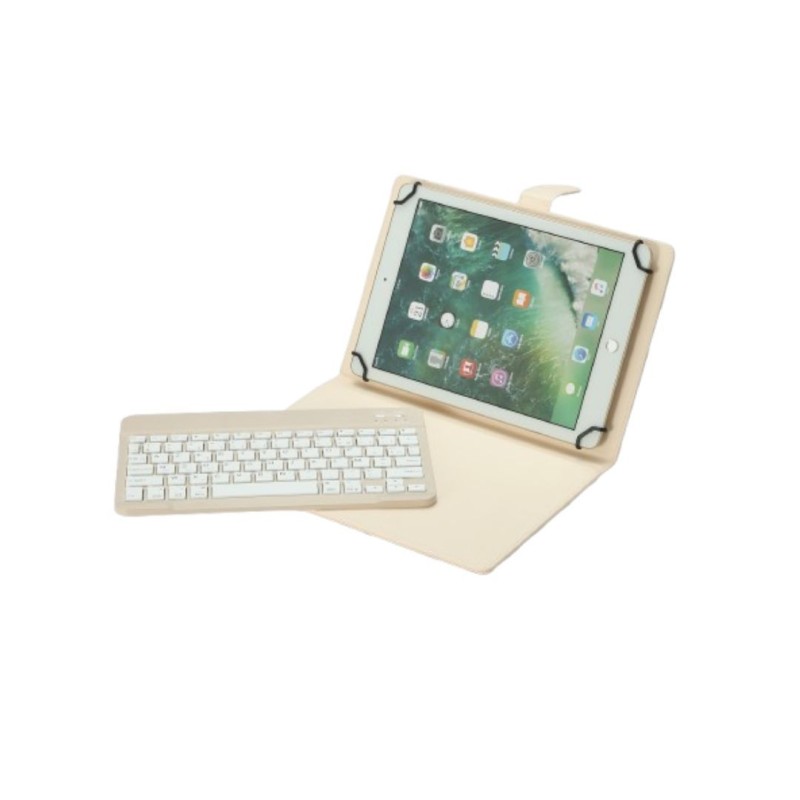 Etui WE POP pour tablette + Clavier Bluetooth - PC 9''-11'' - Beige