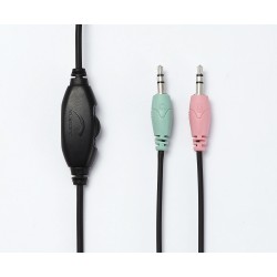 Casque micro HEDEN filaire double - Jack 3.5mm