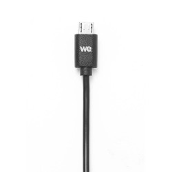 Bundle WE - Chargeur secteur + câble USB-A / Micro-USB - 12W - Noir
