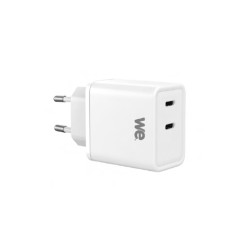 Chargeur secteur WE GaN - 2 Ports USB-C - 45W - Blanc