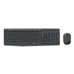 Pack 2en1 (Clavier/Souris) sans fil Logitech MK235 (Noir)