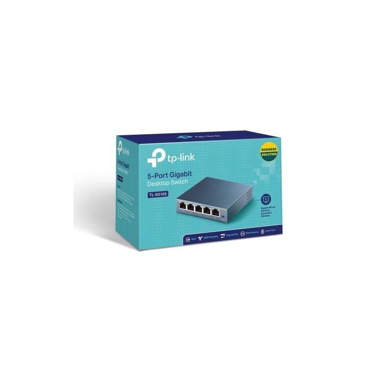 Switch réseau ethernet Gigabit TP-Link SG105 - 5 ports (Metal)