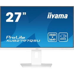 Ecran IIYAMA 27 Blanc Ultra mince dalle IPS 16:9 2560x1440 100Hz 300 cd/m  1ms