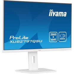 Ecran IIYAMA 27 Blanc Ultra mince dalle IPS 16:9 2560x1440 100Hz 300 cd/m  1ms