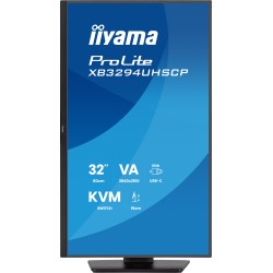 iiyama ProLite XB3294UHSCP-B1 31,5" 4K UHD – Écran USB‑C Dock 95W