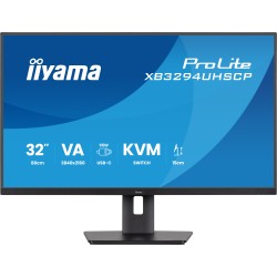iiyama ProLite XB3294UHSCP-B1 31,5" 4K UHD – Écran USB‑C Dock 95W