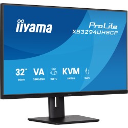 iiyama ProLite XB3294UHSCP-B1 31,5" 4K UHD – Écran USB‑C Dock 95W