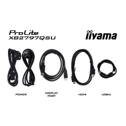 Ecran IIYAMA 27 Noir Ultra mince dalle IPS 16:9 2560x1440 75Hz 350 cd/m  1ms 10