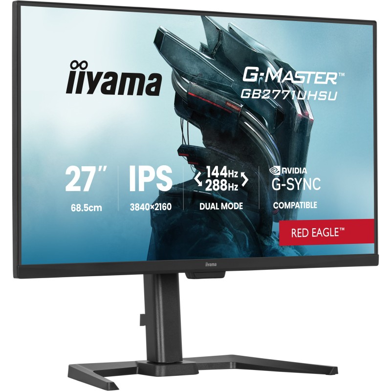 Ecran IIYAMA 27'' G-Master Red Eagle Fast IPS Noir 3860x2160 16:9 0.8ms 144Hz 45