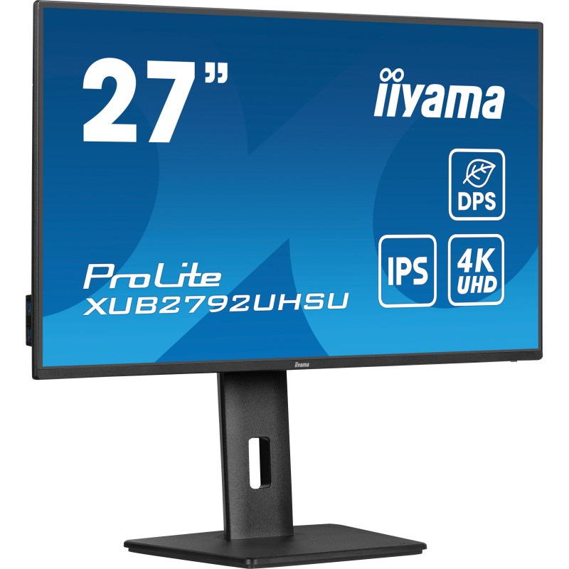 iiyama ProLite XUB2792UHSU-B6 — Moniteur 27" 4K UHD IPS USB-C 60Hz