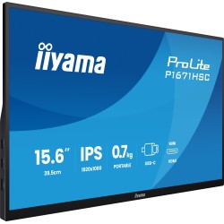 ECRAN portable IIYAMA 16  IPS 16:9 1920x1080 8ms 250 cd/m  1000:1 Haut-parleurs