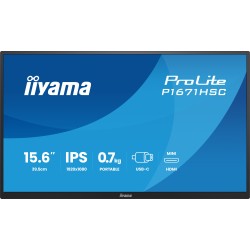ECRAN portable IIYAMA 16  IPS 16:9 1920x1080 8ms 250 cd/m  1000:1 Haut-parleurs