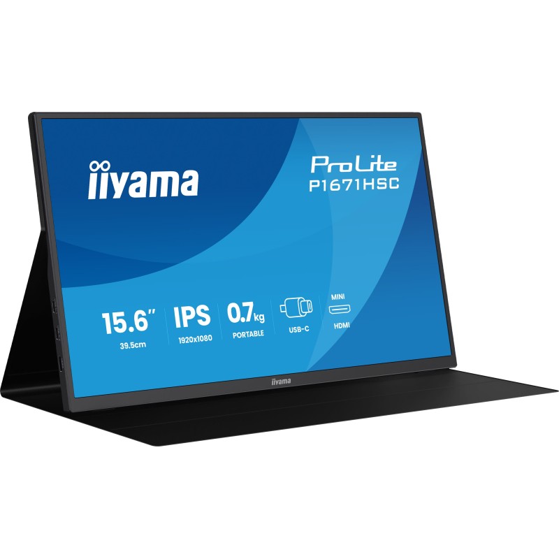 ECRAN portable IIYAMA 16  IPS 16:9 1920x1080 8ms 250 cd/m  1000:1 Haut-parleurs