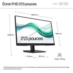 Écran HP 322ph 21,5 pouces FHD IPS 100Hz