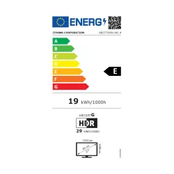 Écran gaming iiyama GB2771HSU‑W1 27" Fast‑IPS FHD 240Hz, blanc