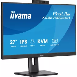 iiyama ProLite XUB2790QSUH-B2 27" QHD IPS 100Hz, Caméra Windows Hello, USB‑C