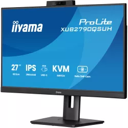 iiyama ProLite XUB2790QSUH-B2 27" QHD IPS 100Hz, Caméra Windows Hello, USB‑C