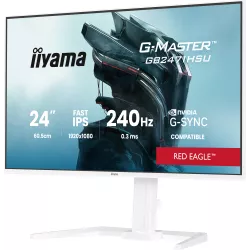 Écran gaming iiyama G-MASTER GB2471HSU-W1 23,8'' FHD 240Hz IPS blanc