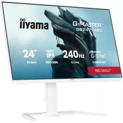 Écran gaming iiyama G-MASTER GB2471HSU-W1 23,8'' FHD 240Hz IPS blanc
