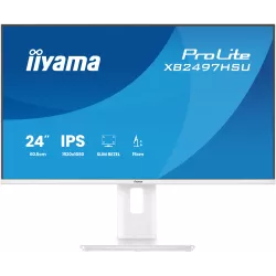 Ecran IIYAMA 24'' Ultra mince Blanc IPS 1920x1080 16:9 120Hz 4ms 350cd/m  HDMI D