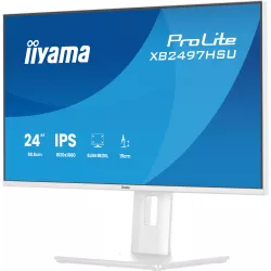 Ecran IIYAMA 24'' Ultra mince Blanc IPS 1920x1080 16:9 120Hz 4ms 350cd/m  HDMI D