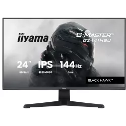 Ecran IIYAMA 23.8'' 1ms G-Master Black Hawk Noir IPS 1920x1080 16:9 144Hz 350cd/