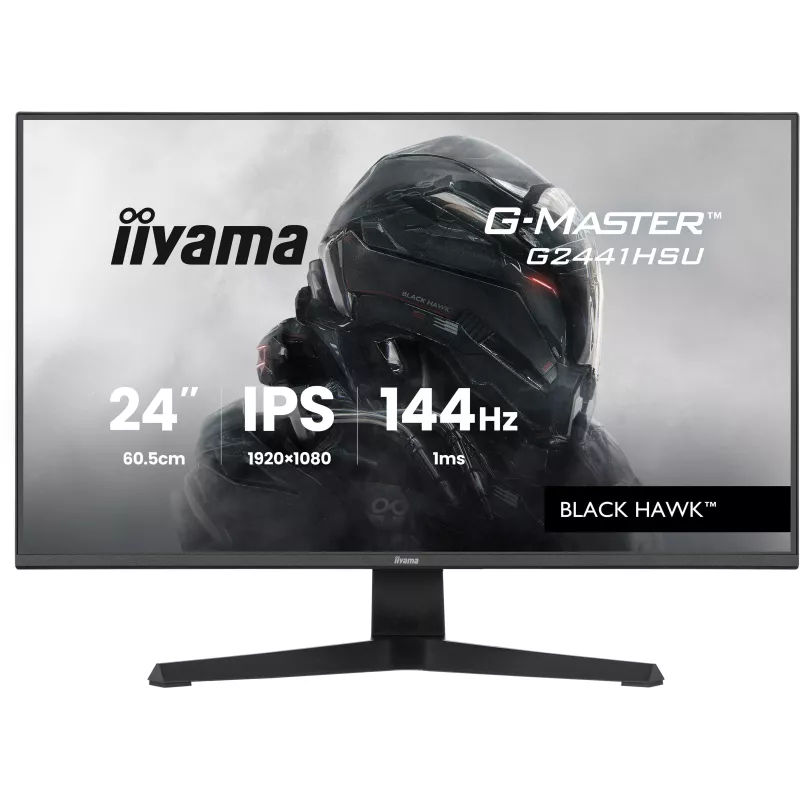 Ecran IIYAMA 23.8'' 1ms G-Master Black Hawk Noir IPS 1920x1080 16:9 144Hz 350cd/