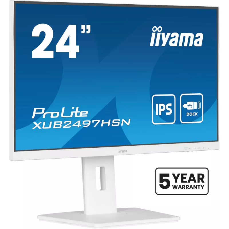 Écran Iiyama XUB2497HSN-W2 24" IPS FHD USB-C 100Hz